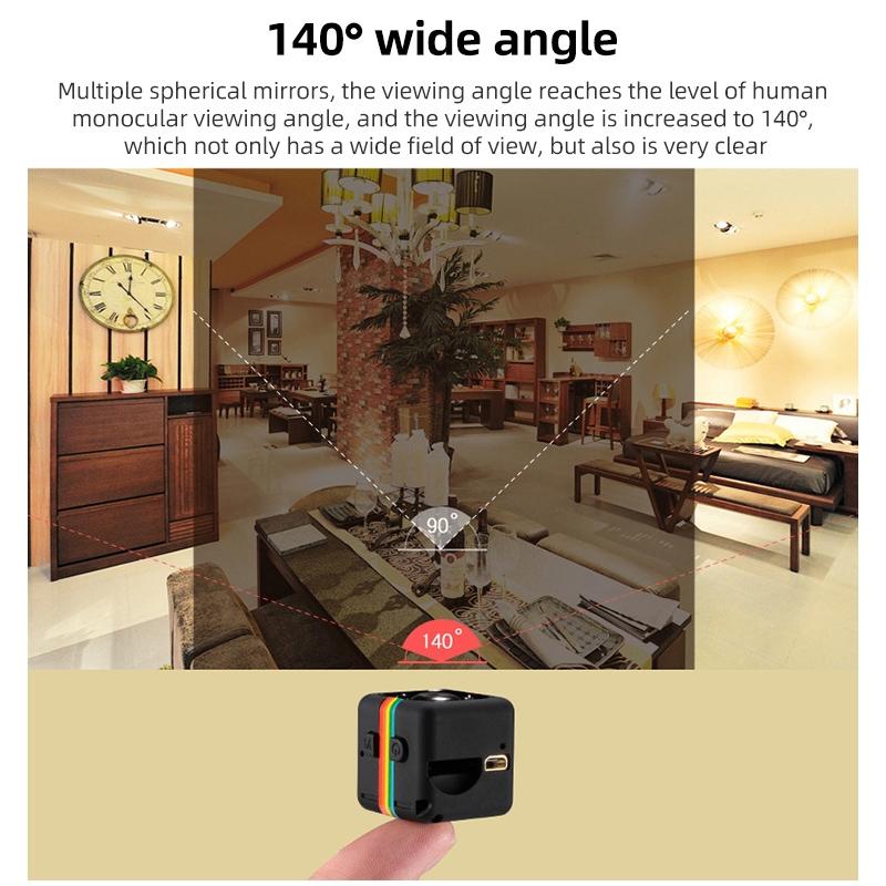 Hd 960P Mini Dv Sport Camera With Night Vision & Tf Card - Red
