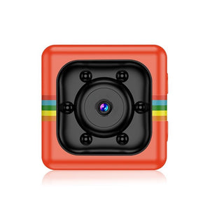 Hd Mini Sport Camera With Night Vision & Tf Card - Red