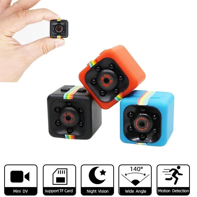 Hd Mini Sport Camera With Night Vision & Tf Card - Red