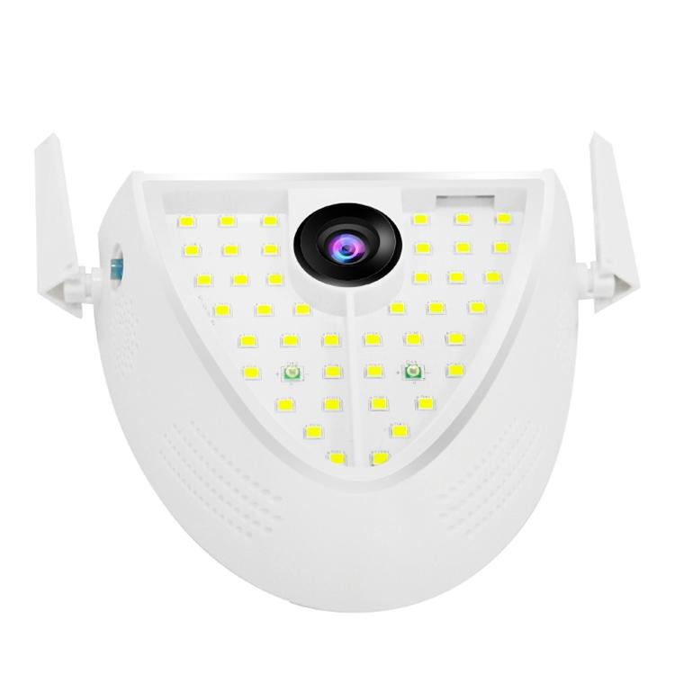 Smart Garden Camera With 2Mp Motion Detection Night Vision Voice Intercom Tf Card 42 Leds