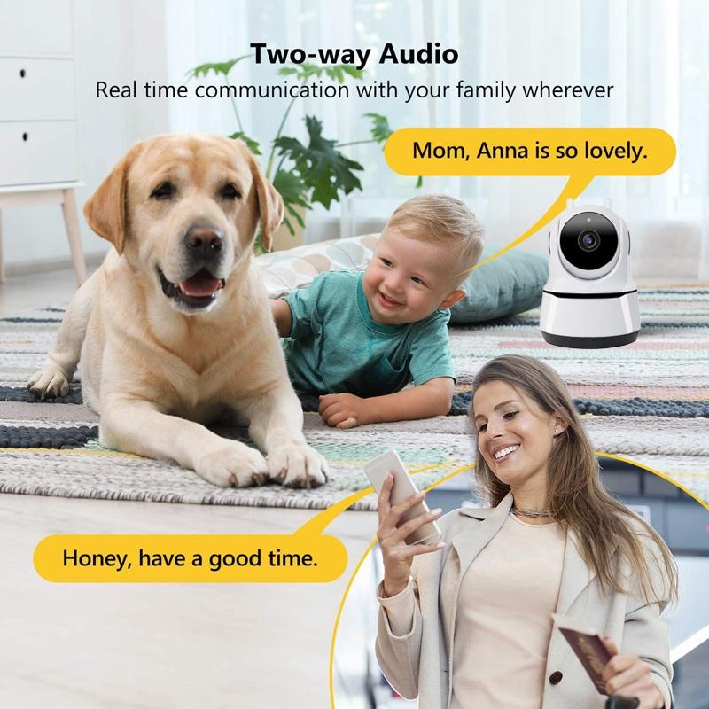 1080P Wireless Ip Camera With Motion Detection & Night Vision