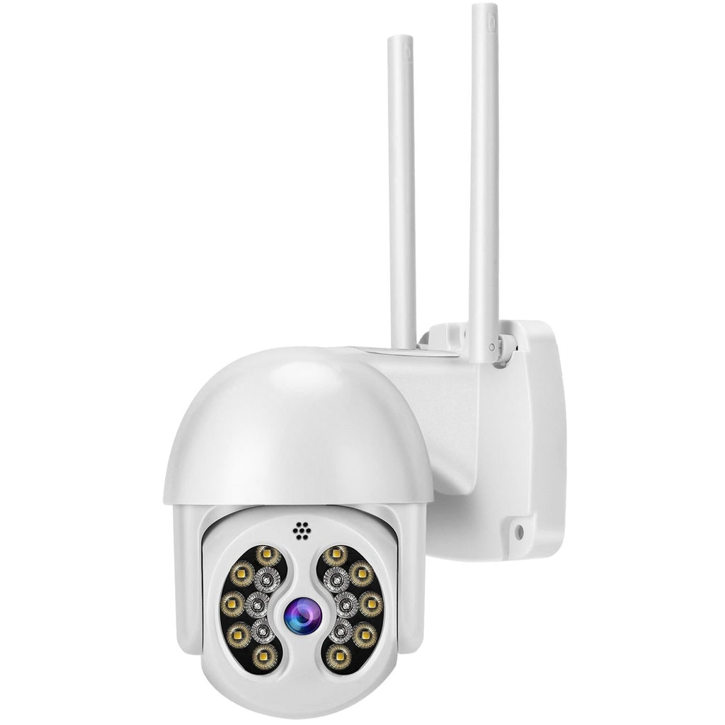 Wireless Ip Camera With 3.0Mp Waterproof Motion Detection 2-Way Audio Night Vision & Tf Card