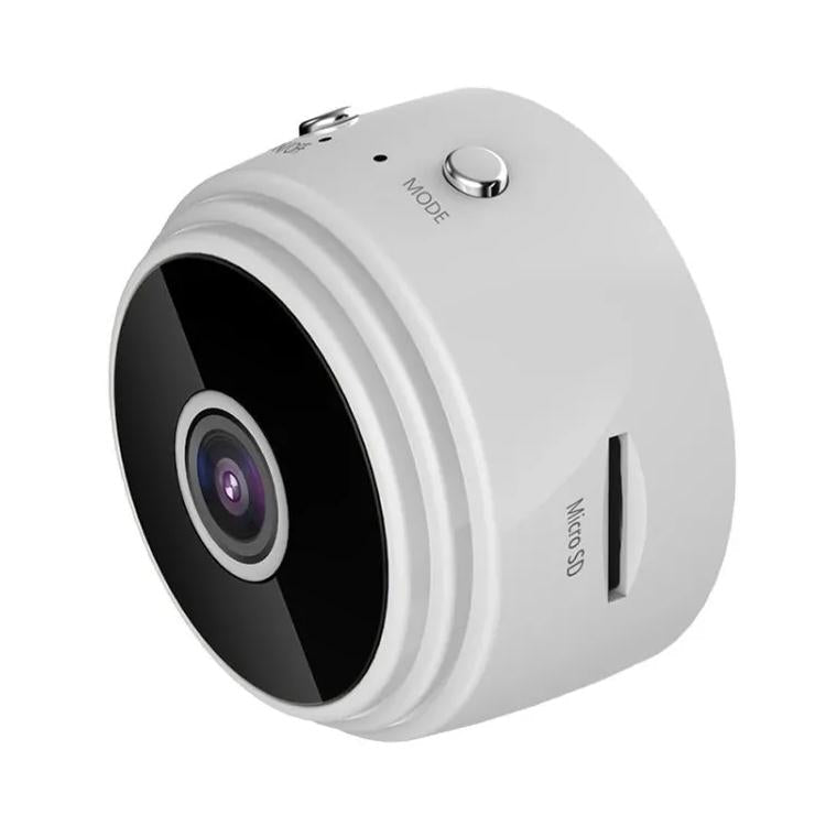 Wireless Network Camera With Wide-Angle Recording 720P Resolution - White