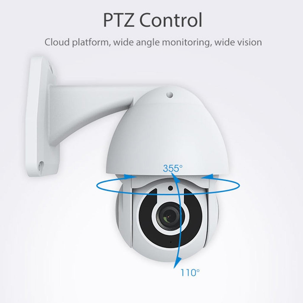 Outdoor Wifi Smart Pt Ip Camera - White
