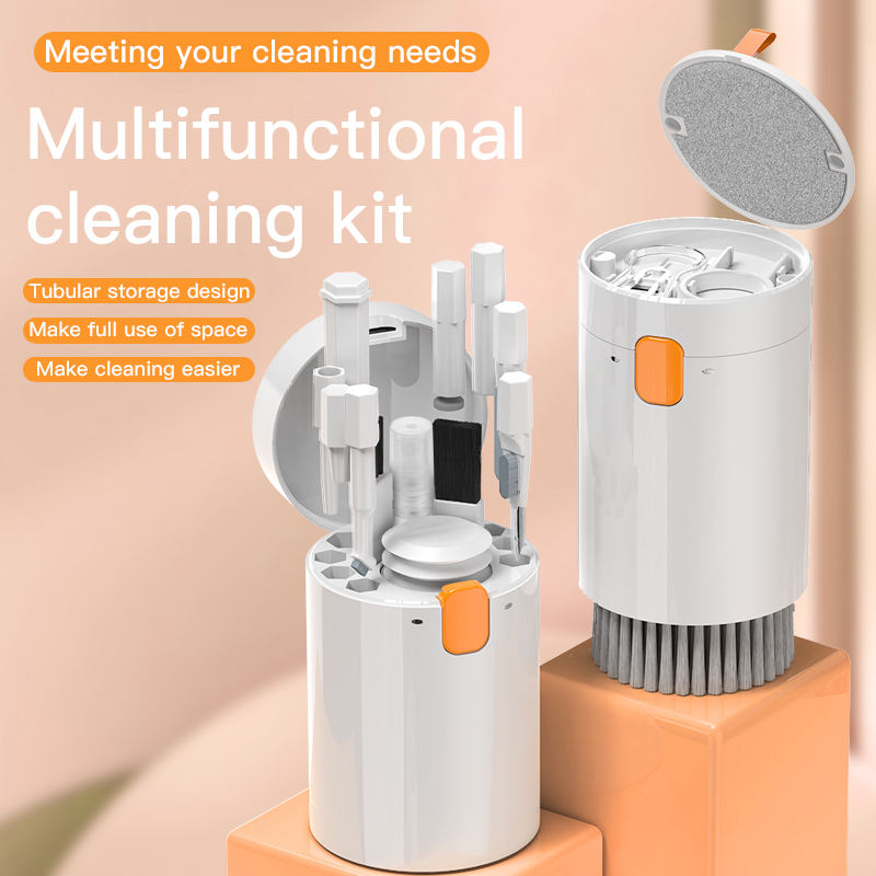 White 20-in-1 Electronics Cleaning Kit - Keyboard, Earphone, Camera, Laptop Cleaner Set