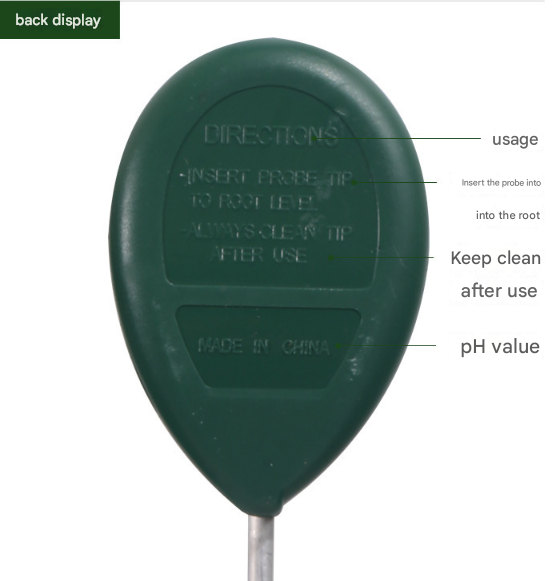 2 Pcs Green Soil Moisture Meter - Accurate Plant Water Monitor for Garden & Potted Plants, No Batteries Needed